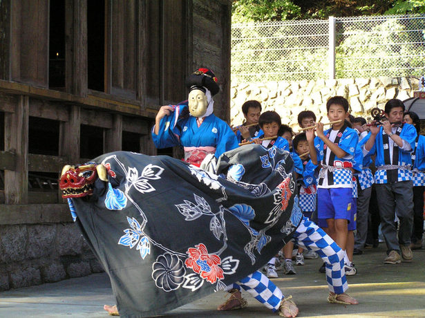 小川寺の獅子舞