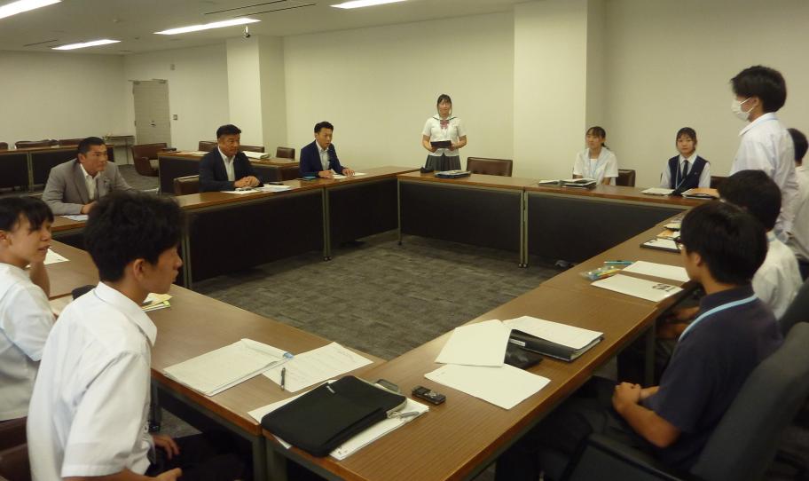 県議との意見交換会2