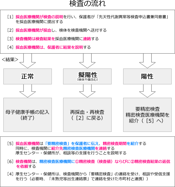 検査の流れ図