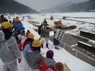 厳冬の小川探検隊2