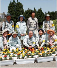 富山県フォレストリーダー協会のメンバー