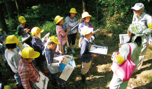 森の寺小屋の様子