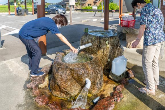 高瀬湧水の庭