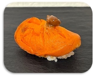 蒸しにんじんと味噌マヨ