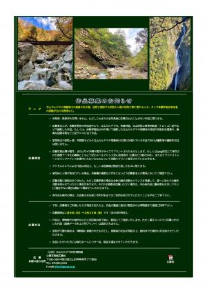 公募写真展作品募集チラシ