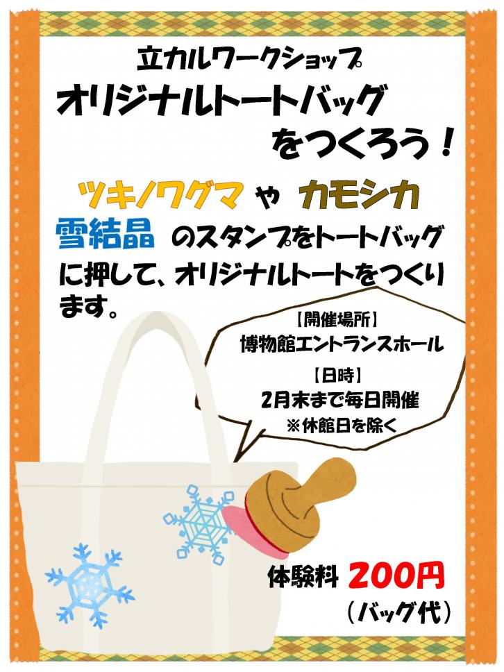 ワークショップチラシ