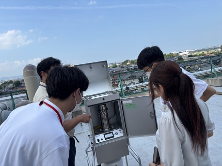 試料採取体験