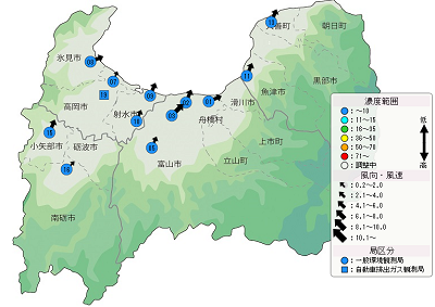 濃度地図